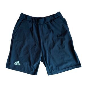 adidas Juniors AeroReady Black Running Shorts Size Medium